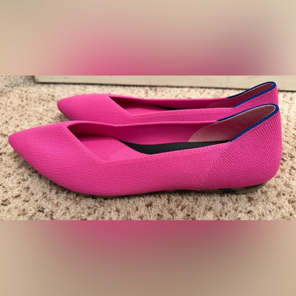 Rothy’s Pointed Toe Flats LIKE NEW condition, Pink, 9.5 - Picture 3 of 9
